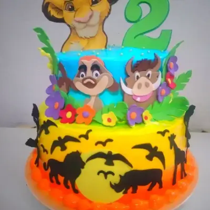 Cake de 2 pisos pequeño de 22x17cm