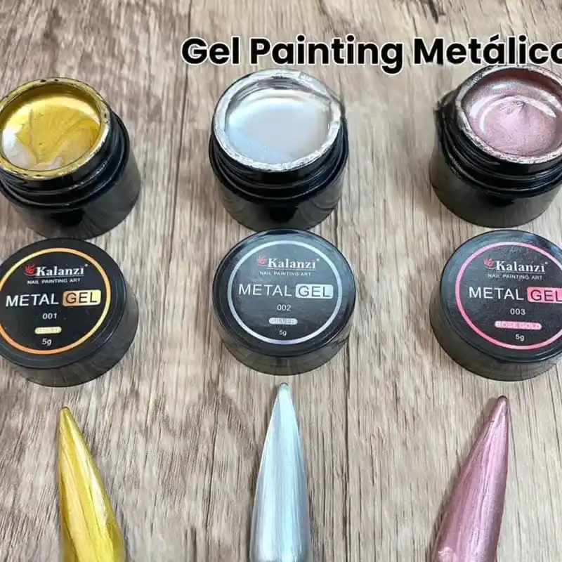 Trío Paiting gel Kalanzi metálicos