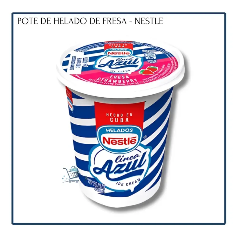 Pote de Helado Fresa - Nestlé (450ml)