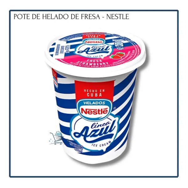 Pote de Helado Fresa - Nestlé (450ml)
