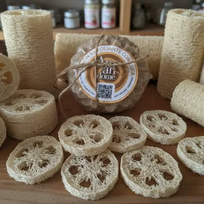 Jabón Exfoliante con Lufa con miel