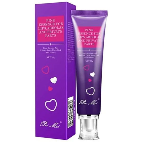 Crema Esencia Rosa para Labios, Areolas y Partes Íntimas PEI MEI.