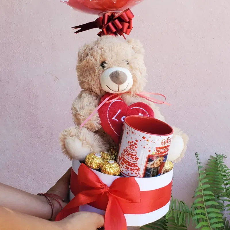 Cesta redonda hermosa