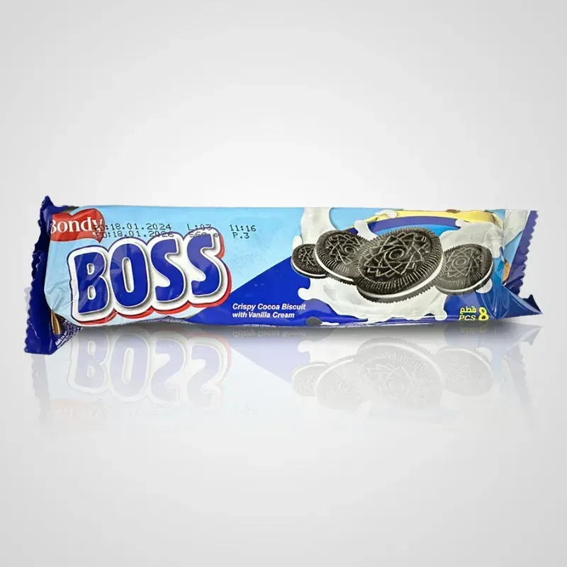 Galleta Boss con crema de vanilla