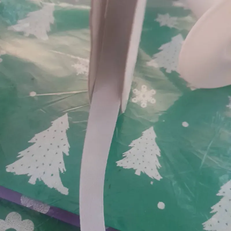 Cinta satín blanca de 1cm