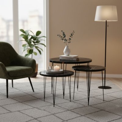 Juego de mesitas de 3 piezas