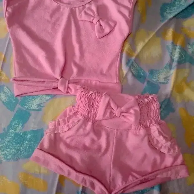 Juego de chort y blusa cajita