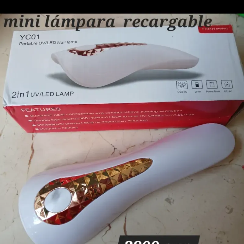 MINIS LÁMPARAS DE GEL  RECARGABLES