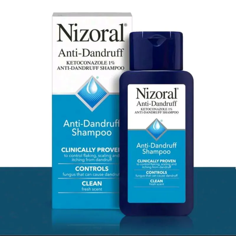Champú anticaspa Nizoral con 1% de ketoconazol.