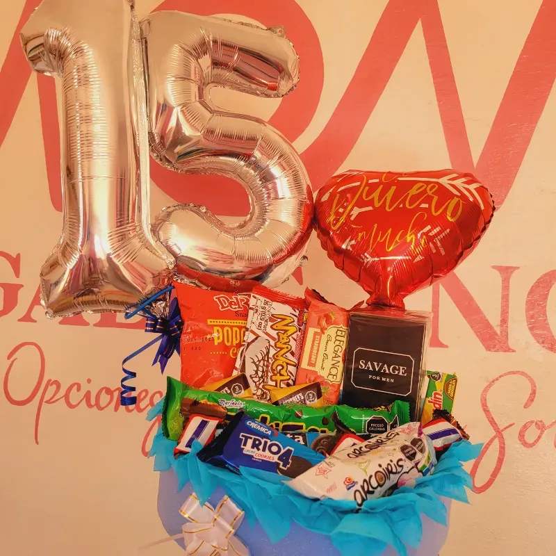 Caja de regalo con edad