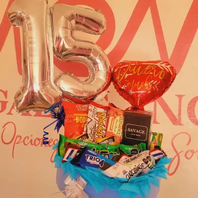 Caja de regalo con edad