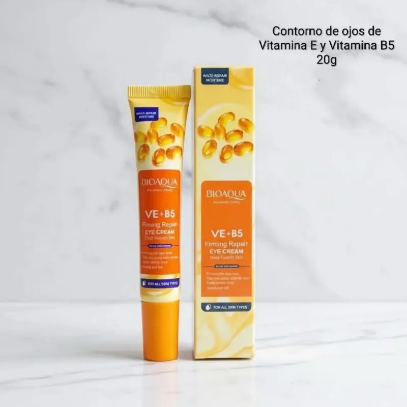 ✨Contorno de Ojos Vitamina E + B5 Bioaqua✨