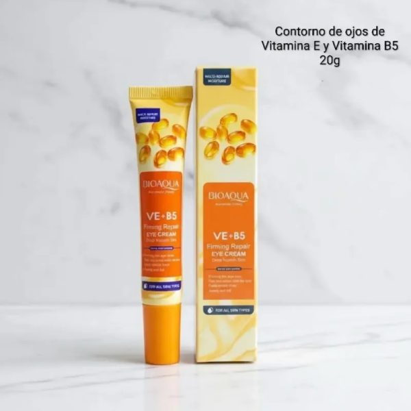 ✨Contorno de Ojos Vitamina E + B5 Bioaqua✨