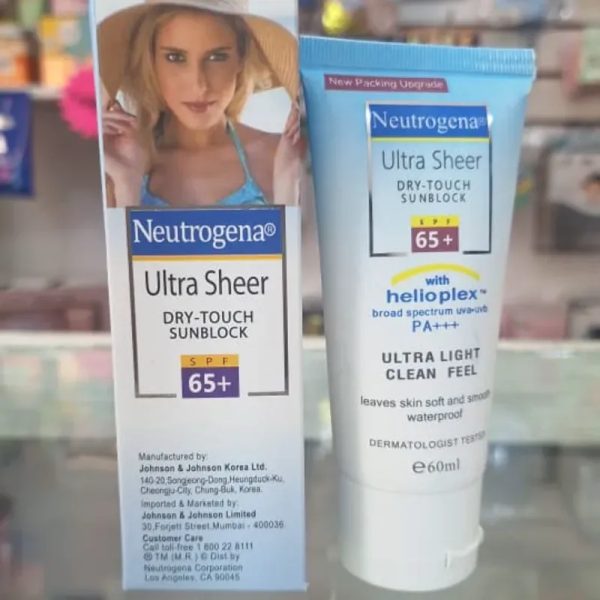 Protector solar Neutrogena 65 spf  60ml