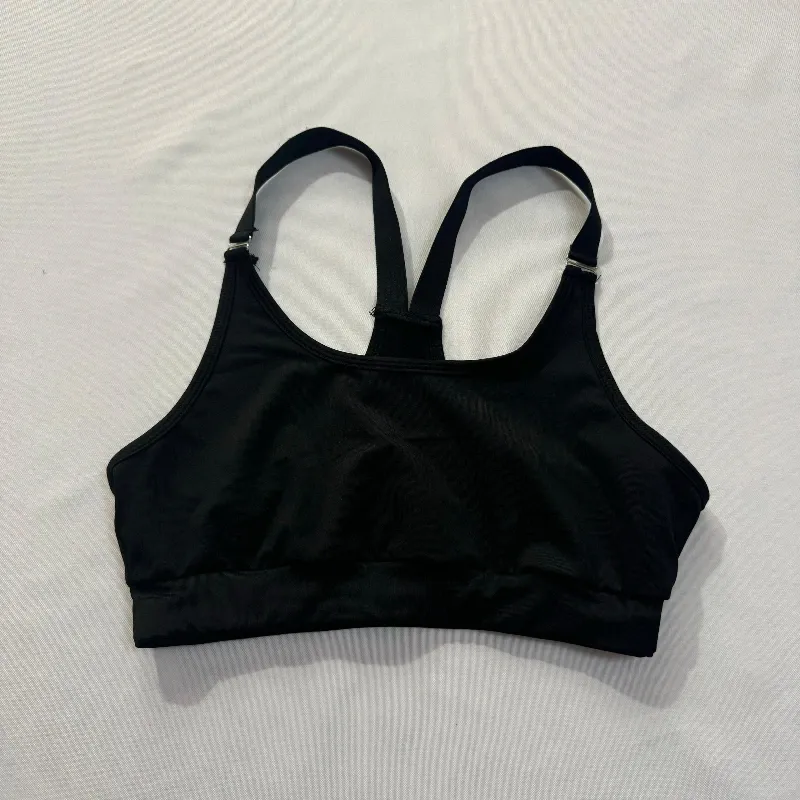 Top Corto Negro GYM Espalda Cruzada