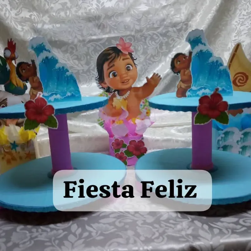 Base para cupcakes Moana