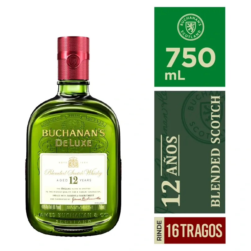Whisky Buchanan´s De Luxe 12 años 1x12x750ml C(403.09)