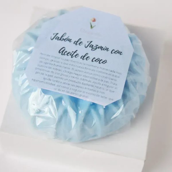Jabón de jazmín con aceite de coco 