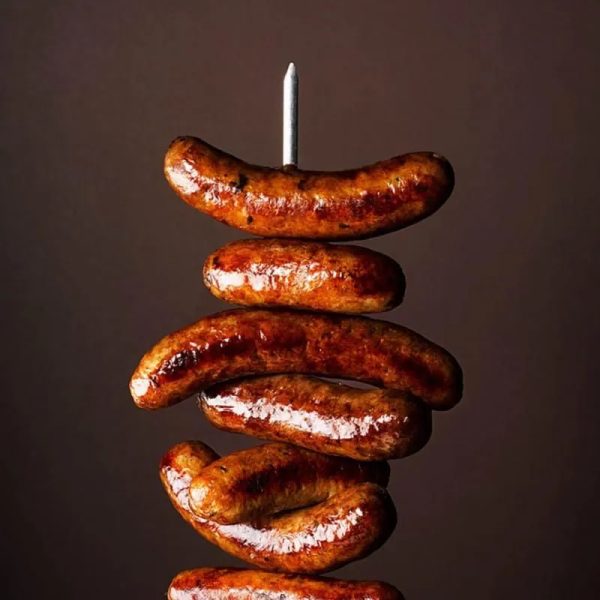Chorizos de casa a la brasa
