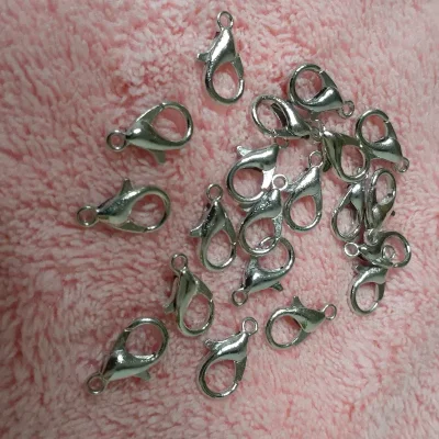 Cierres perico plateados