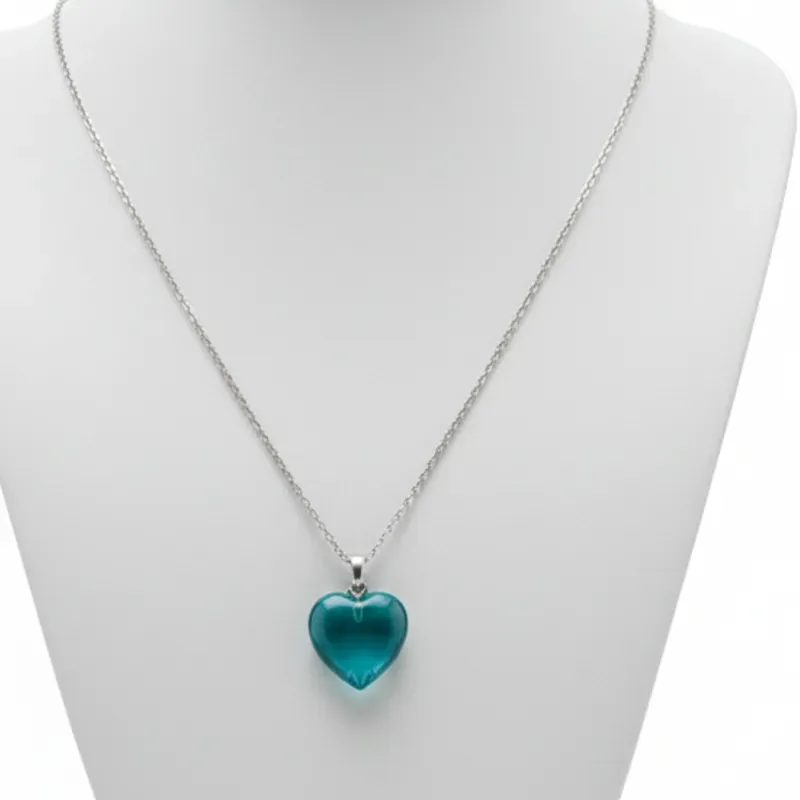 Cadena de acero inoxidable  con corazón