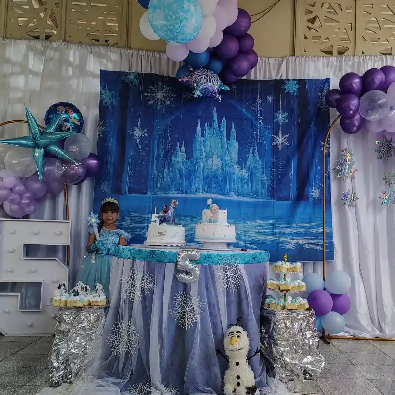 Decoración temática Frozen