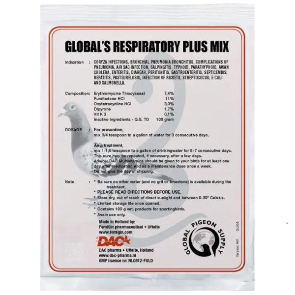 GLOBAL'S RESPIRATORY PLUS MIX 100g