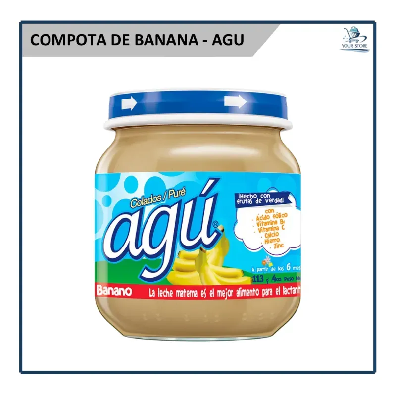 Compota de banana  - Agú (113g)