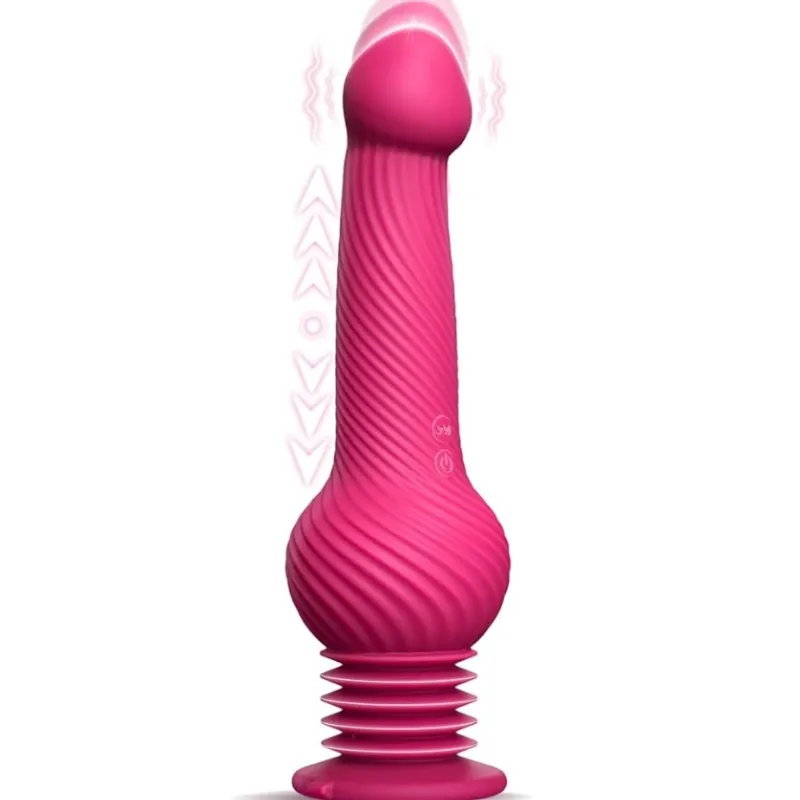 Consolador Vibrador de Empuje