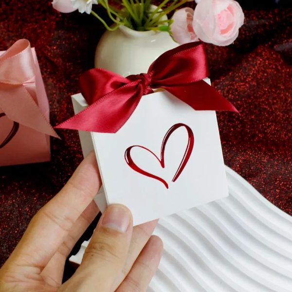 Bolsa corazón rojo
