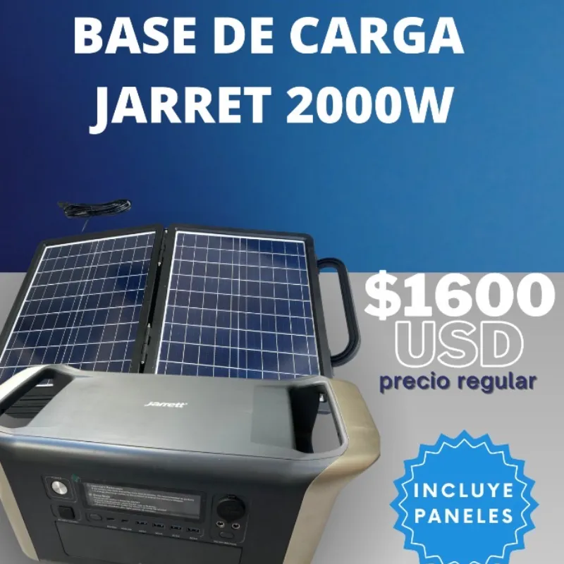 BASE DE CARGA JARRET 2000 W