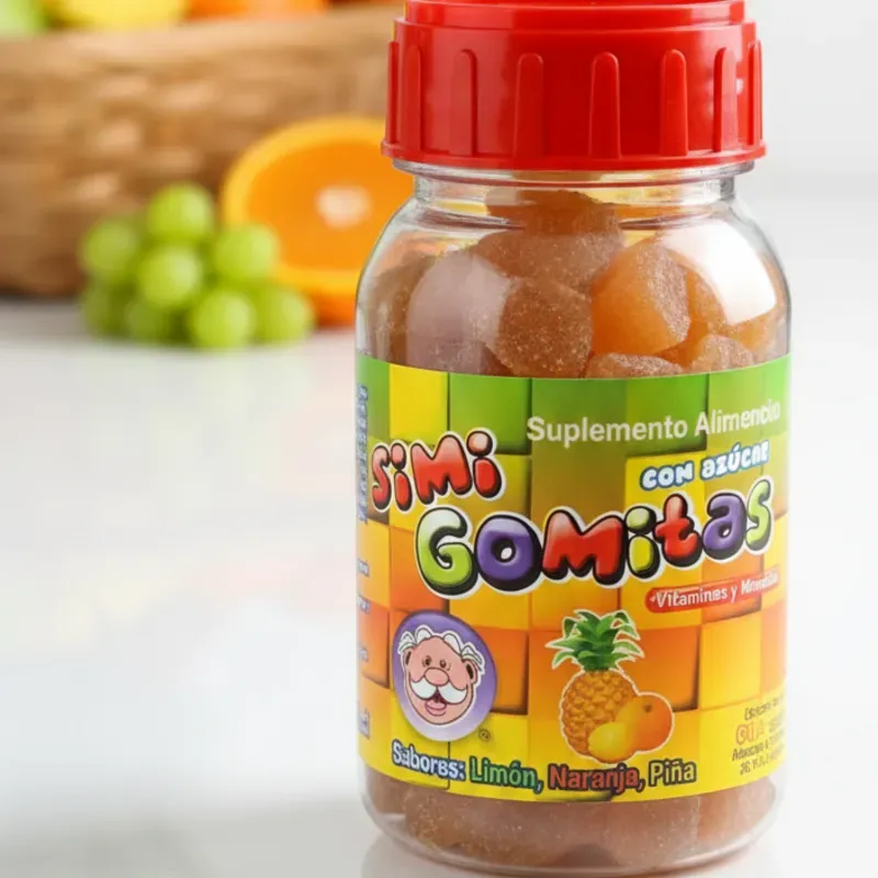 Vitaminas gomitas de sabores (60 gomitas ) (VENCE 3-27)