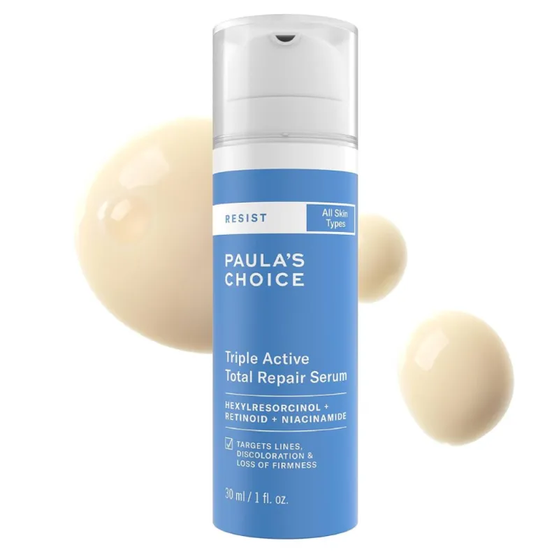 Suero antiedad de Paula’s Choice con hexylresorcinol, retinoide y niacinamida.