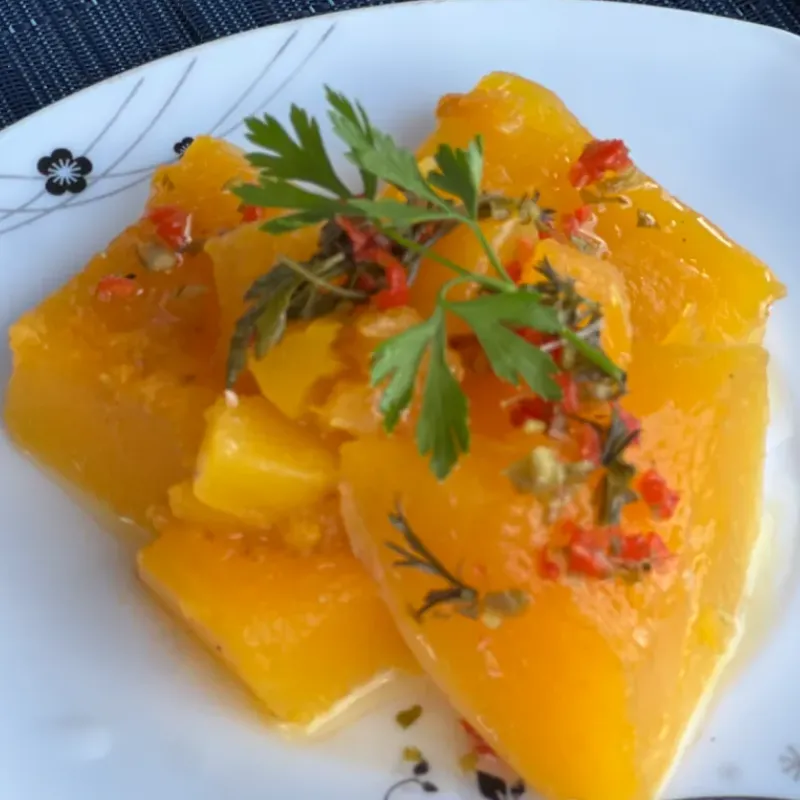 Vianda hervida con mojo