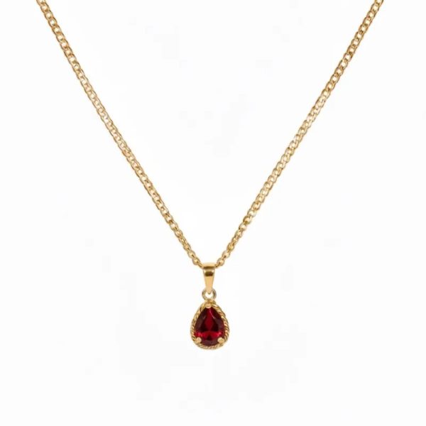 Cadena con dije de gema