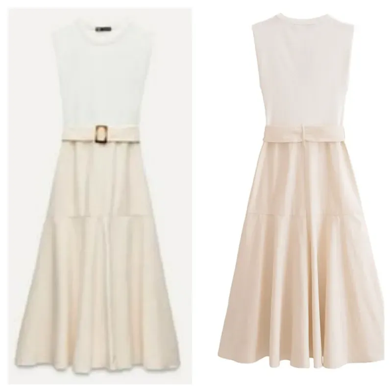 Vestido Zara combinado