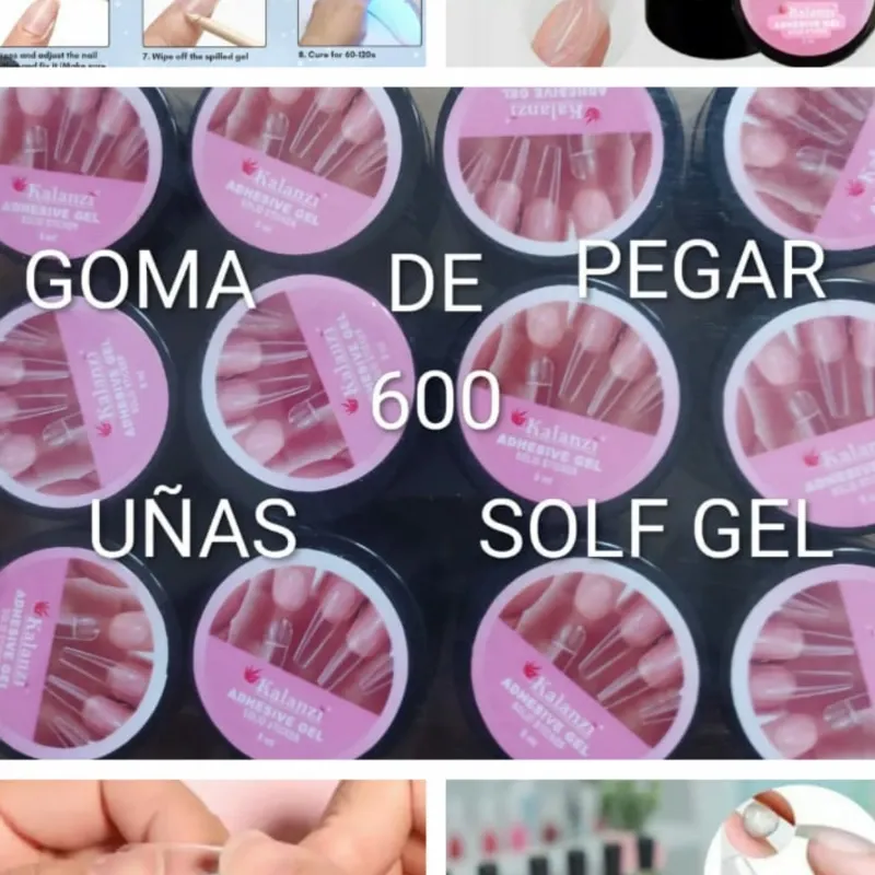 PEGAMENTO PARA UÑAS SOLF GEL