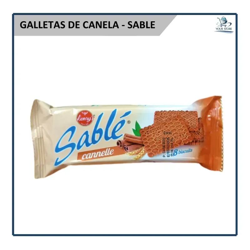 Galletas de Mantequilla y Canela - Sablé (42g)