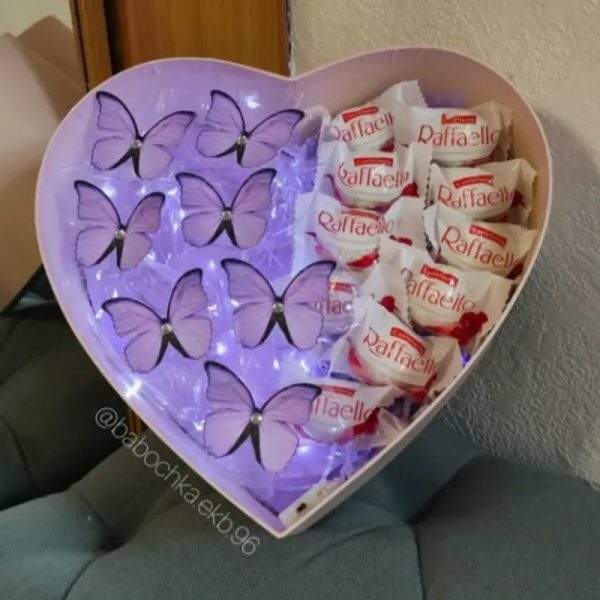 Corazón mariposa 