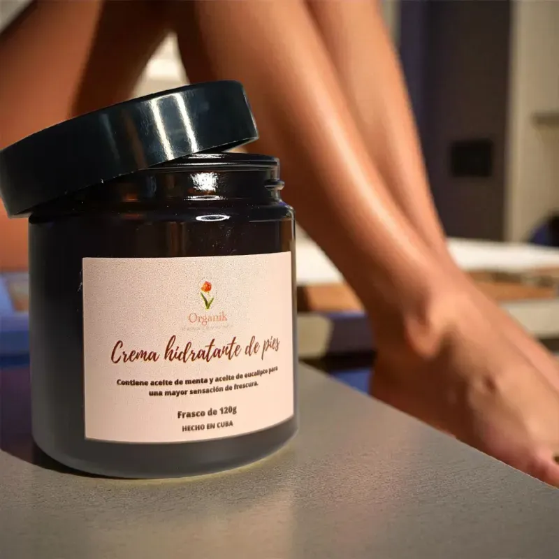 Crema hidratante de pies