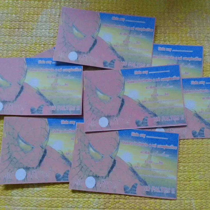 Invitación Spiderman