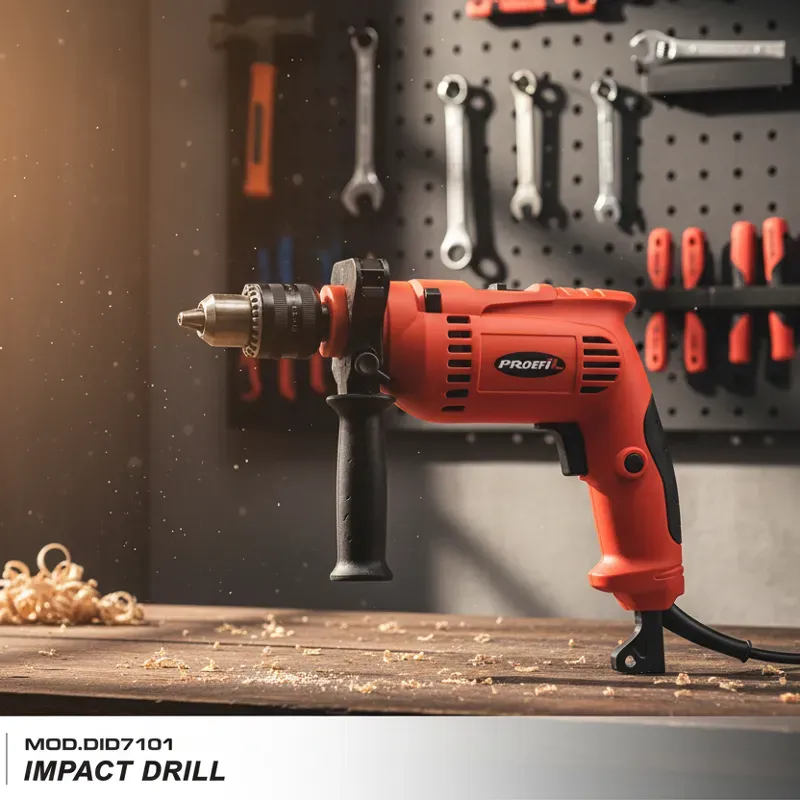 (50 USD)TALADRO Proefix * 650W - 110VOLT- 2800RPM-Mazorca ○13MM Carbones de respuesto*Nivel Incorporado