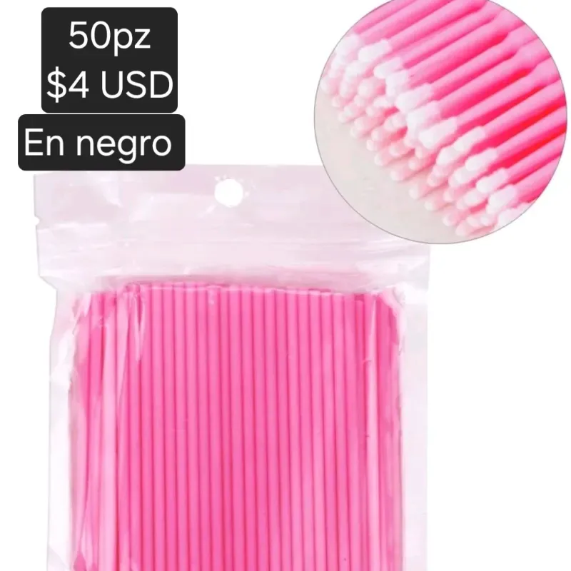 Set 50pz hisopos para pestañas