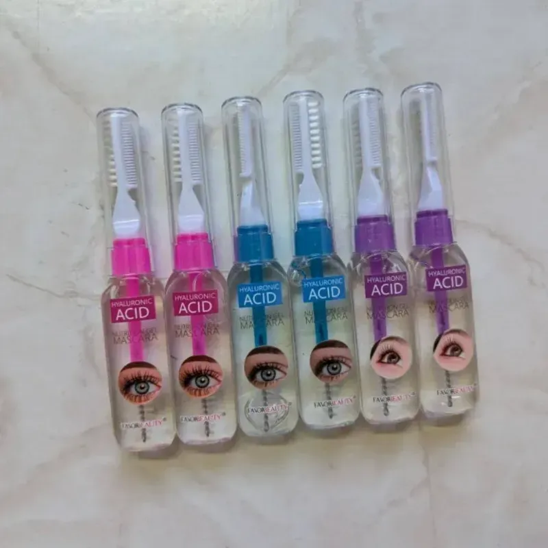 Gel transparente para cejas y pestañas con ácido hialurónico