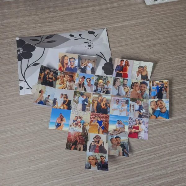 Mini Album de corazón desplegable