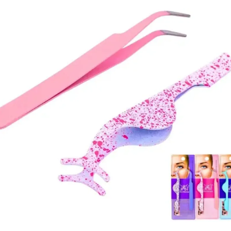 kit de pinzas de pestañas grupales