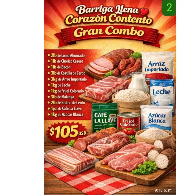 Combo #2(Sabor de hogar)