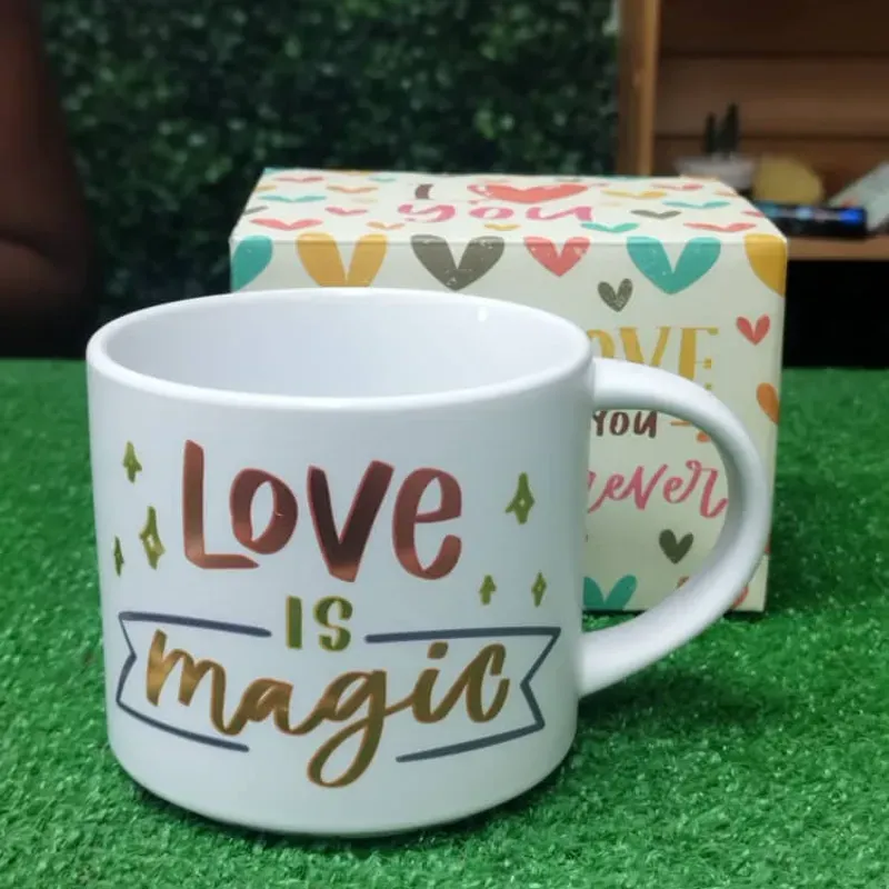 Jarra grande de cerámica- [ Love is magic]