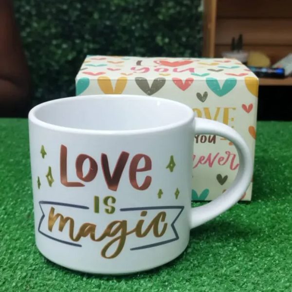 Jarra grande de cerámica- [ Love is magic]