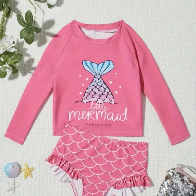 Set de traje de baño con escamas